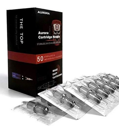 Cartuchos Agujas Tattoo Aurora (50 Pcs Mix)