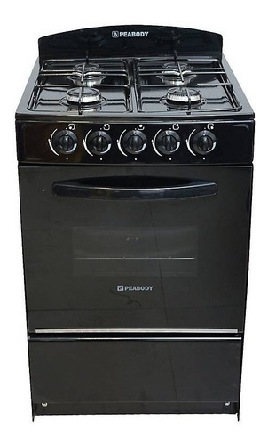 Cocina Peabody Clasica 56cm Multigas Blanca Y Negra