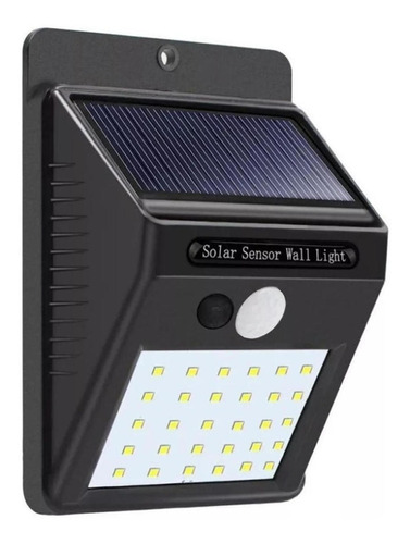 Foco Solar 30 Led Con Sensor De Movimiento