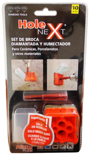 Set Broca Con Humectador Hole Next 10 Mm Bda-s10 Aliafor