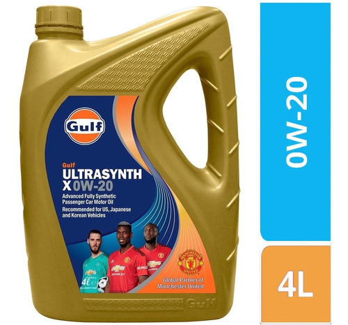 Aceite Gulf Ultrasynth X 0w20 Sintético 4 L
