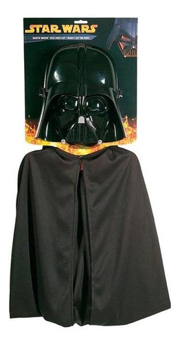 Kit Darth Vader Infantil Capa E Máscara Original Disney