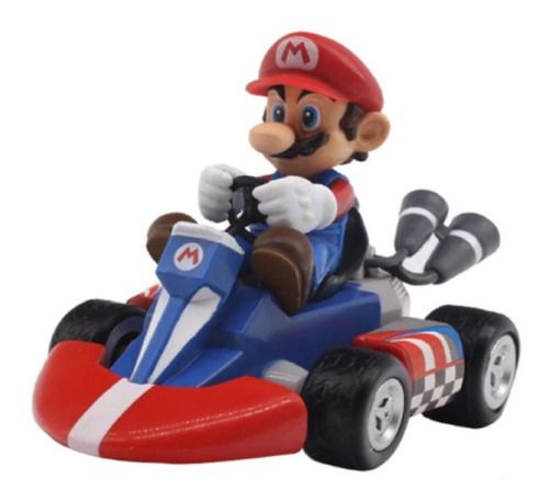 Mario Bros Auto Mario Kart A Fricción 13 Cm