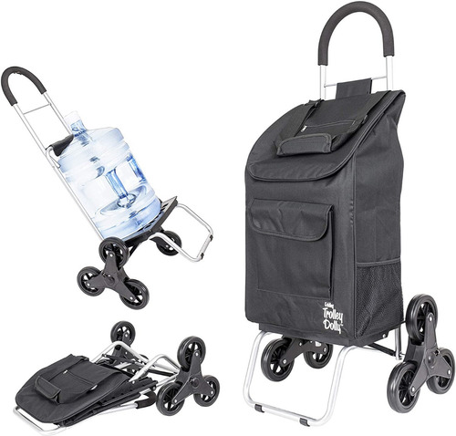 Carrito De Compras Plegable Escalador Carro Feria Yegua Stair Climber Trolley Dolly