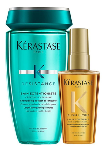 Kit Kérastase Bain Extentioniste + Huile Elixir Ultime 50ml