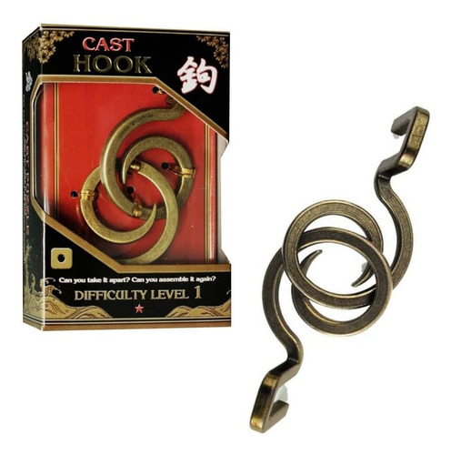 Juego De Ingenio - Hanayama Puzzle, Cast Hook - Level 1