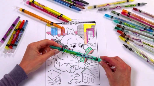 Set De Dibujo Crayola Maleta 25 Colores + 40 Hojas 20x15
