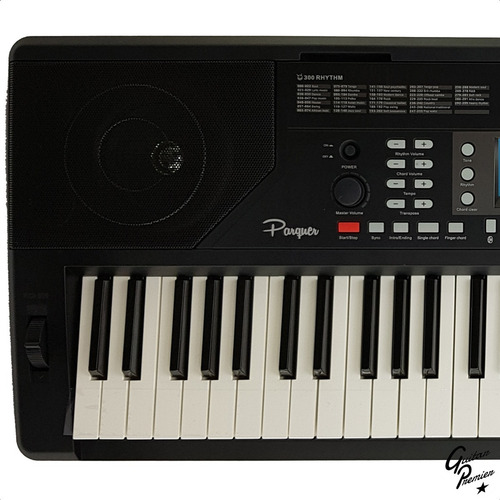 Imagen 6 de 9 de Organo Teclado Sensitivo 61 Usb Atril Funda Fuente K186 Pack