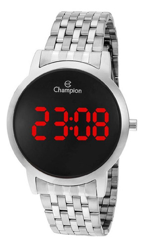 Relógio Champion Digital Led Prateado Ch40099t
