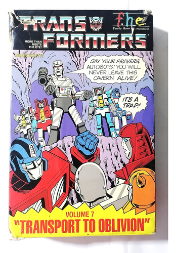 Transformers Transport To Oblivio Pelicula Formato Beta 1984 (Usado)