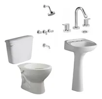 Comprar Juego Sanitarios Ferrum Andina Set Griferia Lavatorio Ducha