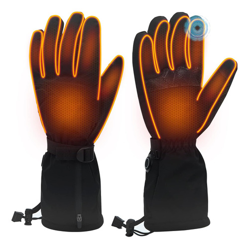 Heated Gloves For Men Women, Electric Heated Gloves With 400
