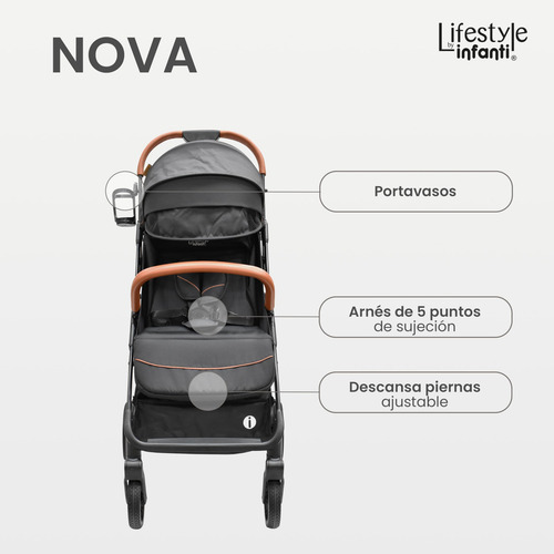 Infanti Carriola Para Bebe Nova Negro Lifestyle Carreola