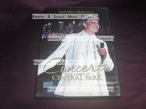 Andrea Bocelli One Night In Central Park Concerto Dvd