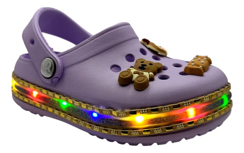 Sandalias Chanclas Con Luces Para Niños Luz Led