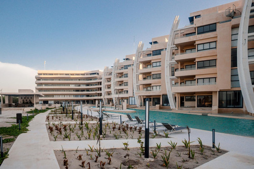 Departamento En Venta Merida, Playa Telchac, Modelo Amura, Entrega Inmediata.