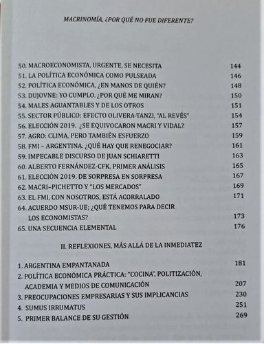 Imagen 4 de 4 de Macrinomía: ¿por Qué No Fue Diferente? Juan Carlos De Pablo