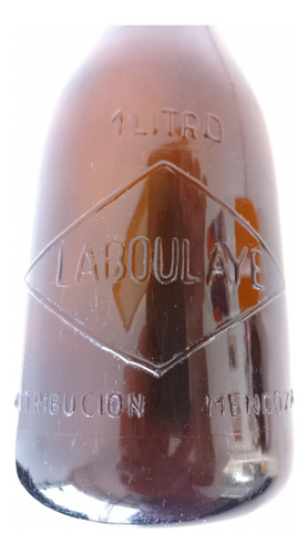 Antigua Botella Leche Laboulaye 1l Impecable Retro (Usado)