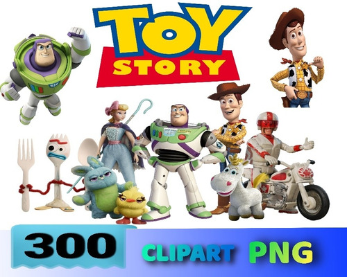 Kit Toy Story 300 Clipart, Imágenes Png, Fondos Transparente