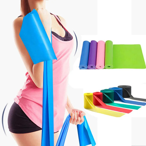 Faixa Elástica Fisioterapia Academia Exercício Thera Band Co Cor Preto