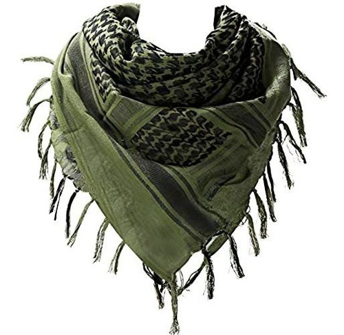 100% Algodón Militar Shemagh Arab Tactical Desert Keffiyeh E