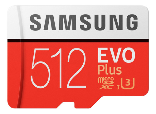 Samsung 512gb Evo Plus Uhs-i Microsdxc Memory Card With Sd A