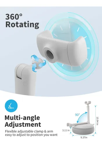 Soporte De Almohada Para Teléfono Celular Saiji, Ángulo Ajus