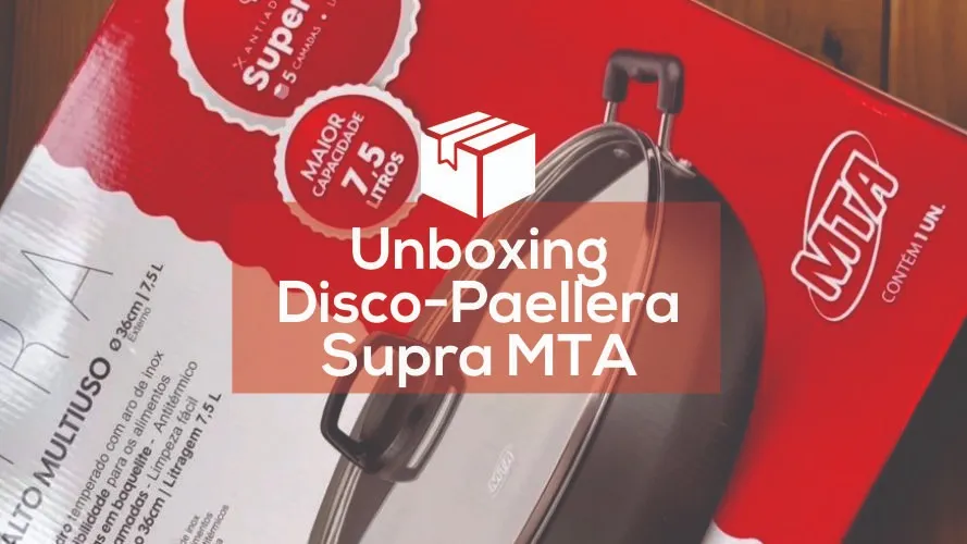 Unboxing paellera Supra MTA