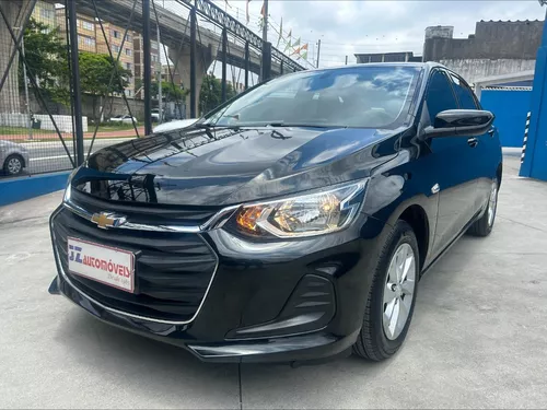 Carros e Caminhonetes Chevrolet Onix plus Preto Com freios ABS Com alarme  Com vidros elétricos