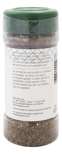 Badia Spices Semilla De Apio Orgánica, 2 Oz
