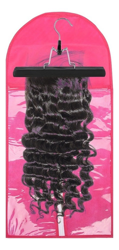 Percha Bolsa De Clip En Extensiones De Pelo Traje Caso Porta