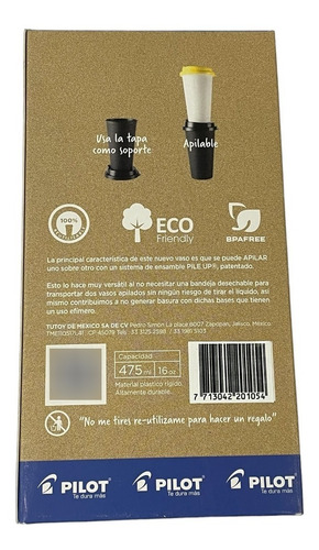 Imagen 7 de 7 de Marcadores Pilot Set Con 2 Vasos Y 5 Marcadores Para Decorar