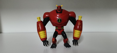 Ben 10 Ultimate Alien Haywire Armodrillo Red Bandai 2011 (Usado)