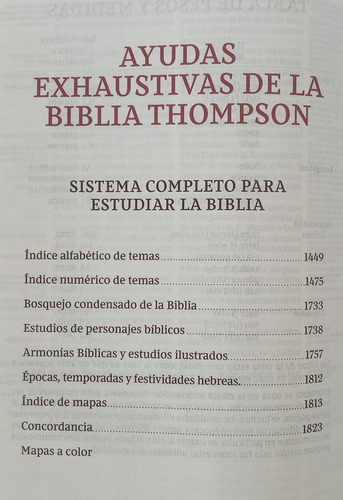 Biblia De Referencia Thompson, Tapa Dura, Rvr