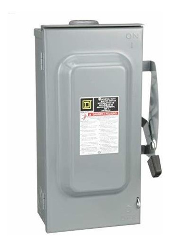 Interruptor De Seguridad Exterior Fusible 100a 240v 3 Polos.