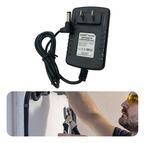 Adaptador De Alimentación Ca/cc Negro Plug En L 2 A T5024