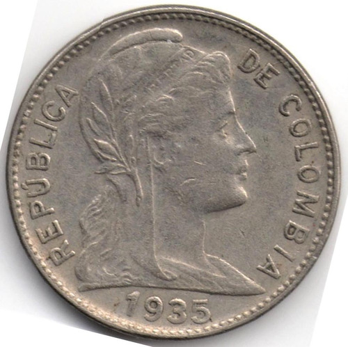 Colombia 1 Centavo 1935 Bogotá 1 Con Gancho
