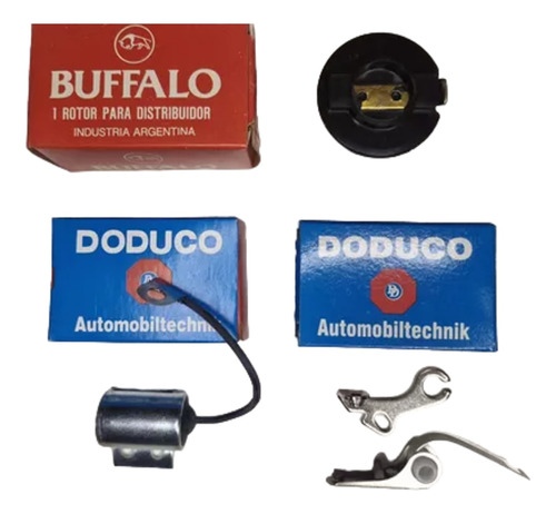 Kit Encendido Fiat 600 Platino Conden Doduco + Rotor Bufalo