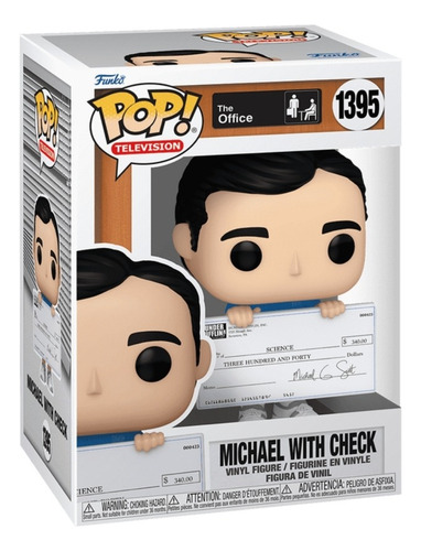 Boneco Funko Pop! The Office- Michael Com Cheque