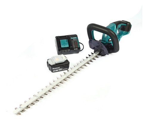 Cortasetos De 23-5/8 PuLG Inalámbrico Makita Duh607f001 Color Azul Acero