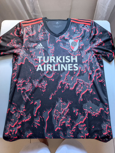 2021-22 Camisa Oficial Adidas River Plate Reserva (Usado)