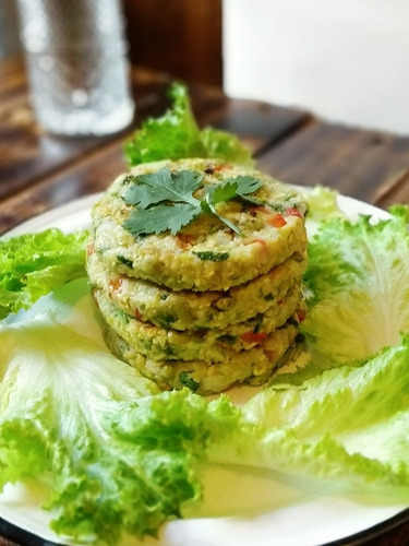 Imagen 5 de 9 de Hamburguesa Vegana Pq.3pz.veggie.house.