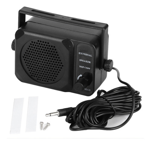 Mini Bocina Externo Nsp150v Radio De 2 Vías Cb Hf Vhf Uhf