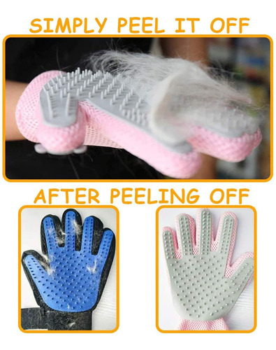 Furbb Pet Grooming Glove - Cat Dog Gentle Deshedding Brush G