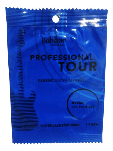 5° Nylon La 10 Pz Suelta Guitarra Clásica Babilon 0.38 Paq