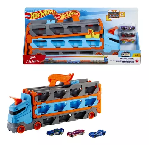 Hot Wheels Caminhão Pista C/Carrinhos - Mattel GVG37 - Fabrica da