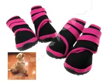 Comprar 4pcs Mascota Perro Zapatos Impermeables Botas De Lluvia Prot