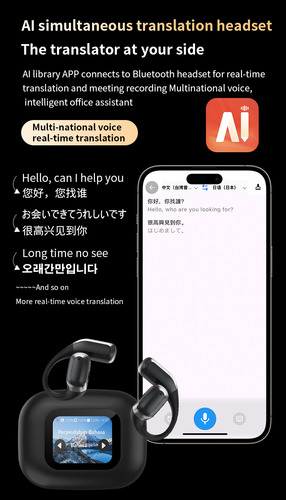 Traducción Instantánea A 145 Idiomas Y Auriculares Bluetooth