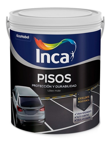 Inca Pintura Para Pisos Varios Colores A Elección 4 Litros