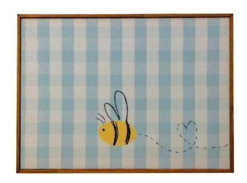 Quadro Decorativo Série Let It Bee 1 28x38cm